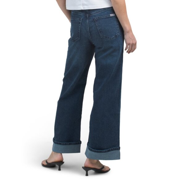 JOE'S Matriarch Wide Leg Cuffed Ankle Jeans - Picture 2 of 2